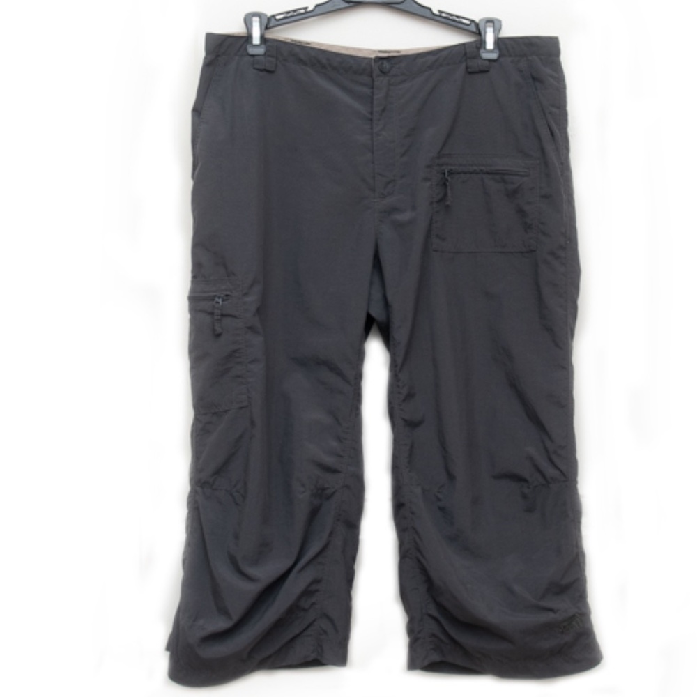 The North Face Dark Gray Hiking Cargo Capri Size 12